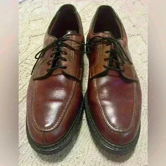 Allen Edmonds Leather Wilbert Moc Toe Oxford Classic Professional size 10 Prep - Picture 13 of 16